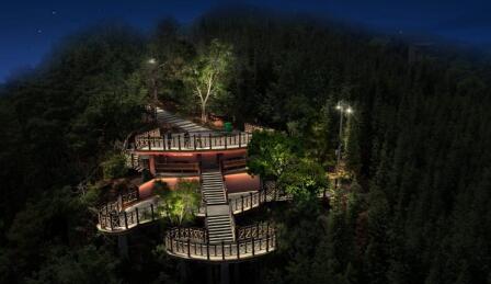 山體亮化工程如何打造怡人夜景，需要注意什么？